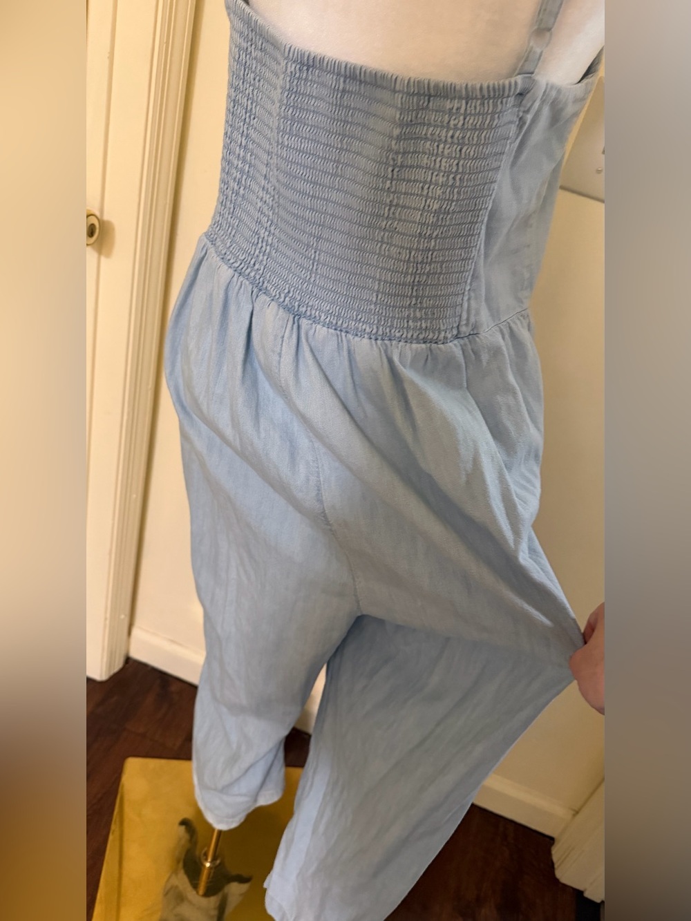 Light Blue Button-Front  Jumpsuit by Old navy - Picture 10 of 12